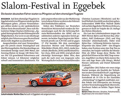Flensburger Tageblatt vom 17.5.2013
